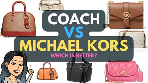 coach or michael kors|coach purses vs michael kors.